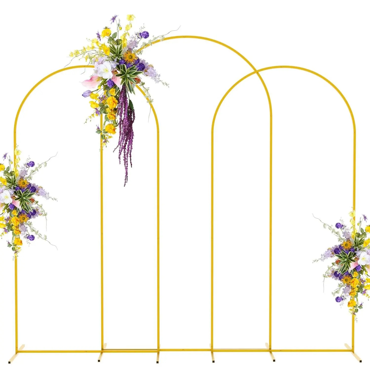Metaling Arched Background Arch Stand, 1 Count Wedding Arched Frame, Party Decoration Supplies for Birthday Wedding Baby Shower, for Hanging Backdrop Picture & Flowers, Decorations Supplies, Wall Hanging Backdrop, Stage Arch Backdrop