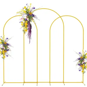 Metaling Arched Background Arch Stand, 1 Count Wedding Arched Frame, Party Decoration Supplies for Birthday Wedding Baby Shower, for Hanging Backdrop Picture & Flowers, Decorations Supplies, Wall Hanging Backdrop