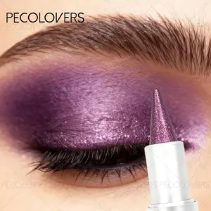 1pc Pearl Purple Eyeshadow Stick That Can Be Easily Applied To Create a Lustrous Glitter Shimmer Eyeshadow Effect, Glitter Makeup, Cosmetic Eyeshadow, Perfect For Creating Trendy And Fashionable Spring And Summer Looks, Eyeshadow Pencil Crayon