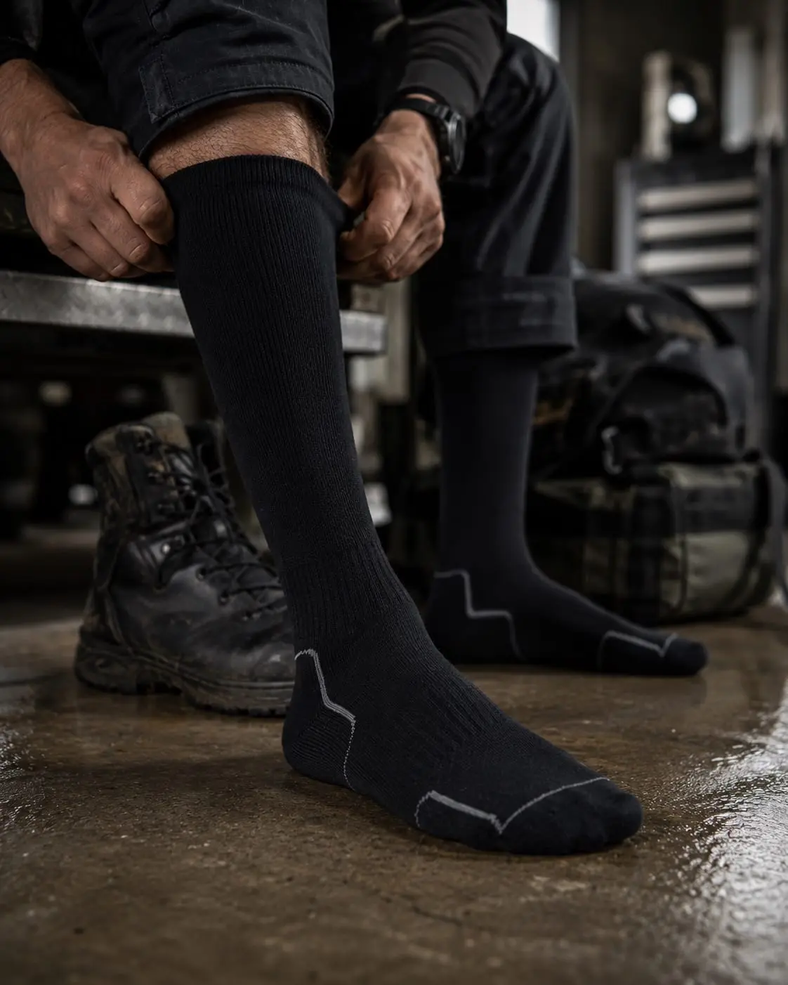 Merino Wool Tactical Boot Socks - TROOPERS