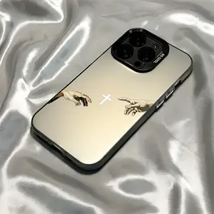 Jesus Cross Painted Shockproof Mobile Phone Case for iPhone 17 16 15 14 13 12 11 Pro Max X XR XSMAX 8 7 Plus with Frosted Back Cover