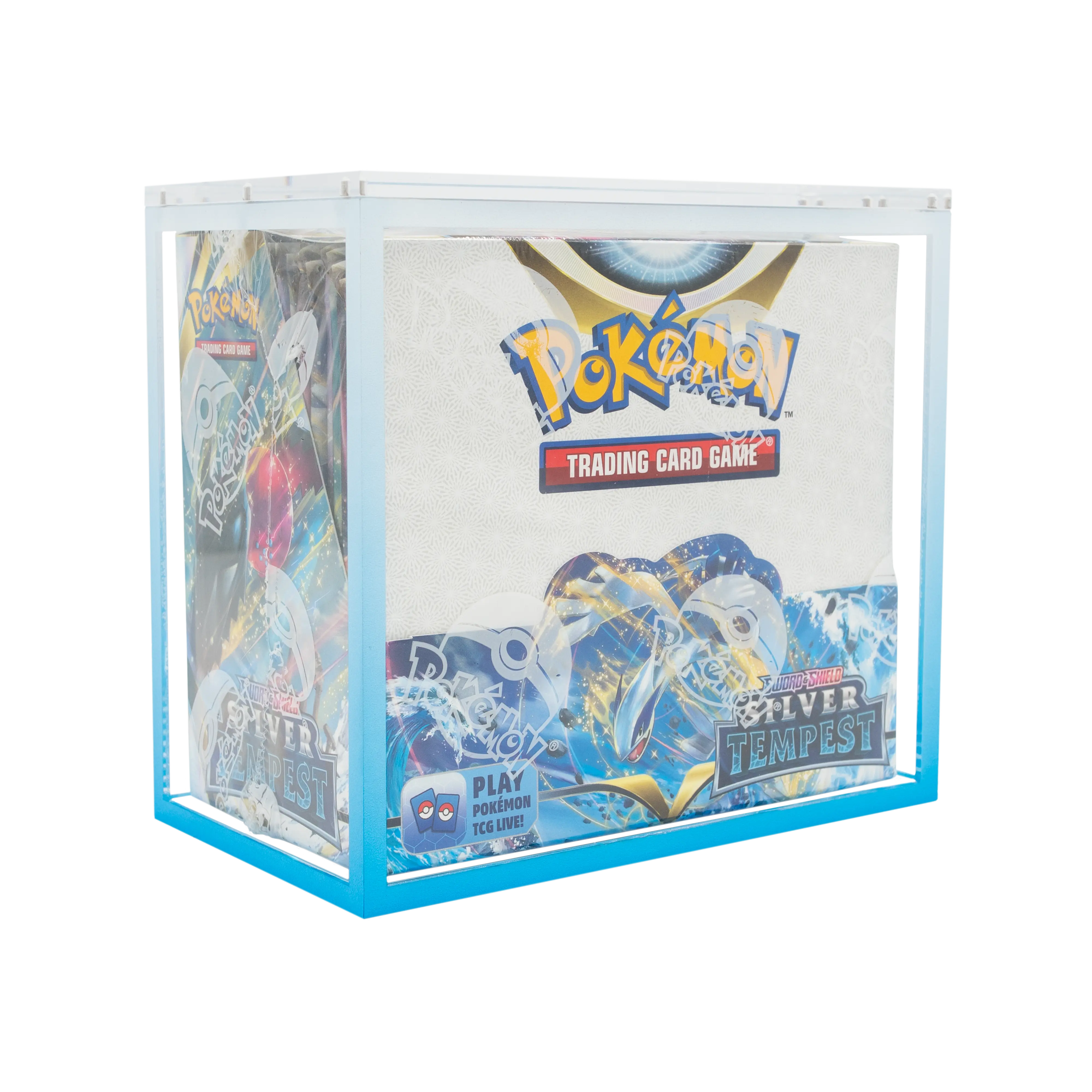 Premium Colored Acrylic Pokemon Booster Box Case