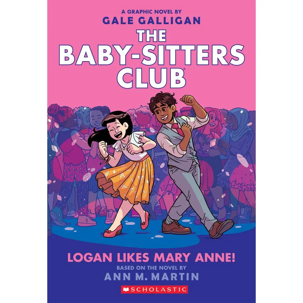 USED Book - Logan Likes Mary Anne!: A Graphic Novel (the Baby-Sitters Club #8): Volume 8 by Martin, Ann M. (Paperback) - english
