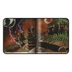Zombies Desk Mats – Black Ops-Inspired Loading Screens (Kino, Origins, Tranzit, Ascension) – Black Ops-Inspired Loading Screen Design, Gaming Items, Shangri-La Mouse Pad