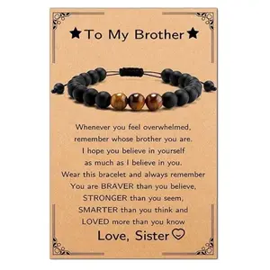 Bracelet Gifts for Brother for Mom for Grandmather for Family, Gifts for Family, Bead Bracelet Gifts, Birthday Gifts, Fathers Day Dad Gifts, Mothers Da