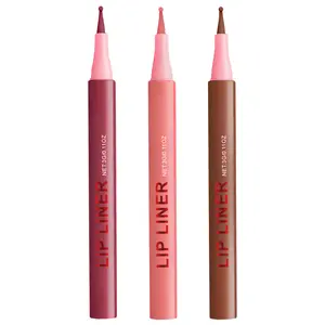Waterproof Tinted Lip Liner Pencil Set, Lip Liner Kit, Long-Lasting Natural Look, Easy Application for Beginners, Suitable for All Women, Commuting Makeup