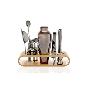 Custom Engraved Cocktail Shaker Set,Personalized Barware for Him,Her, Dad,Mom,Groomsman,Bridal,Bachelor Party & Wedding Gift,Christmas Gift