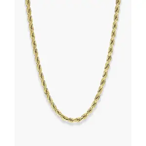 JAXXON Rope Chain 3mm Gold - Waterproof - Box Clasp