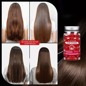 20/60/100 Leave-in Hair Care Capsules, containing Vitamins A, C, and E — Deep Moisturizing — Long-lasting Hair Care — Gentle Texture, Nourishing and Hydrating, Comfortable Hair Treatment, Suitable for All Hair Types