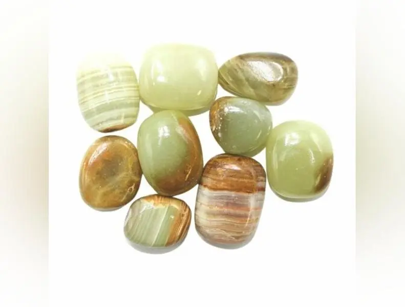Calcite (Green) Tumbled Stone Rare