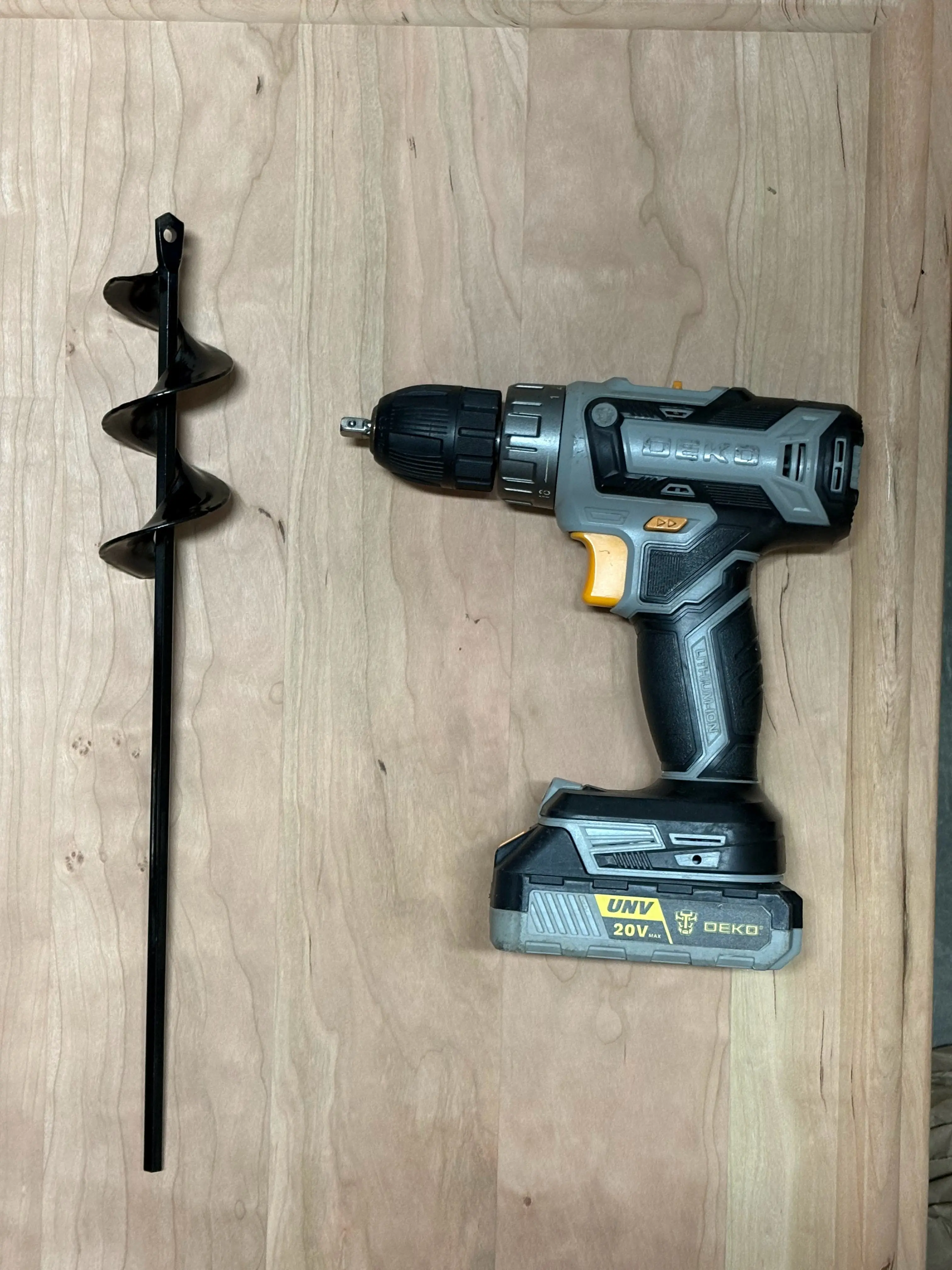Garden Auger Drill Bit – Fast Hole Digger for Planting, Soil Loosening & Bulbs
