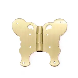 All-copper hinges, butterfly-style Chinese antique hinges, hardware for leather and mahogany chests and jewelry boxes