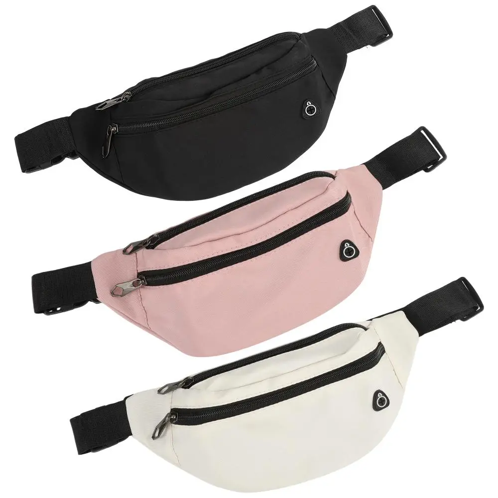 3Pcs Fanny Pack For Women And Man Crossbody Bag Waist Bag with Zipper Adjustable Strap Waterproof For Running Hiking Travel tiktokshopbacktoschool