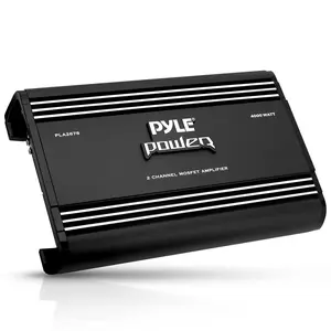 2 Channel Car Amplifier 4000W High Power MOSFET Silver RCA Inputs 2 Channel Car Amplifier 4000W High Power MOSFET Silver RCA Inputs