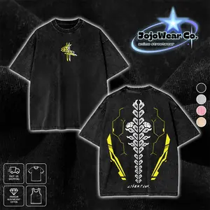 Cyberpunk Edgerunners Cyberpunk 2077 Anime Graphic T-shirt Hoodie Crewneck Sweatshirt Tank Top Oversized Streetwear 100% Premium Cotton Fabric Tee Unisex Double Printed Washed Top Gift For Cyberpunk Anime Game Fans Menswear Apparel