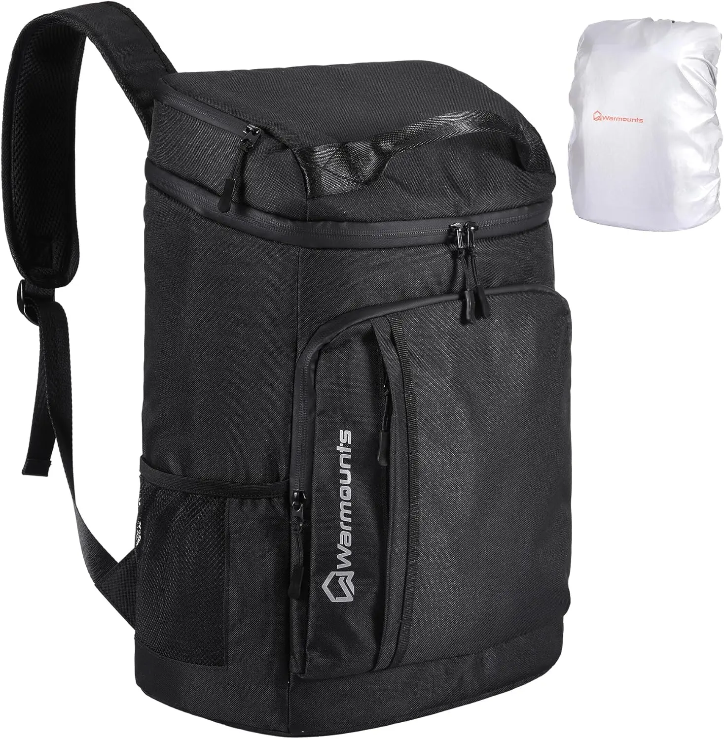 Soft Backpack Cooler Insulated Leakproof 36 Cans Collapsible Cooler Ice Chest Bag wInsulating Cover&Leakproof PVC Bag, Lightweight, Cooler Backpack For Camping, Hiking, Picnic, Beach,Travel