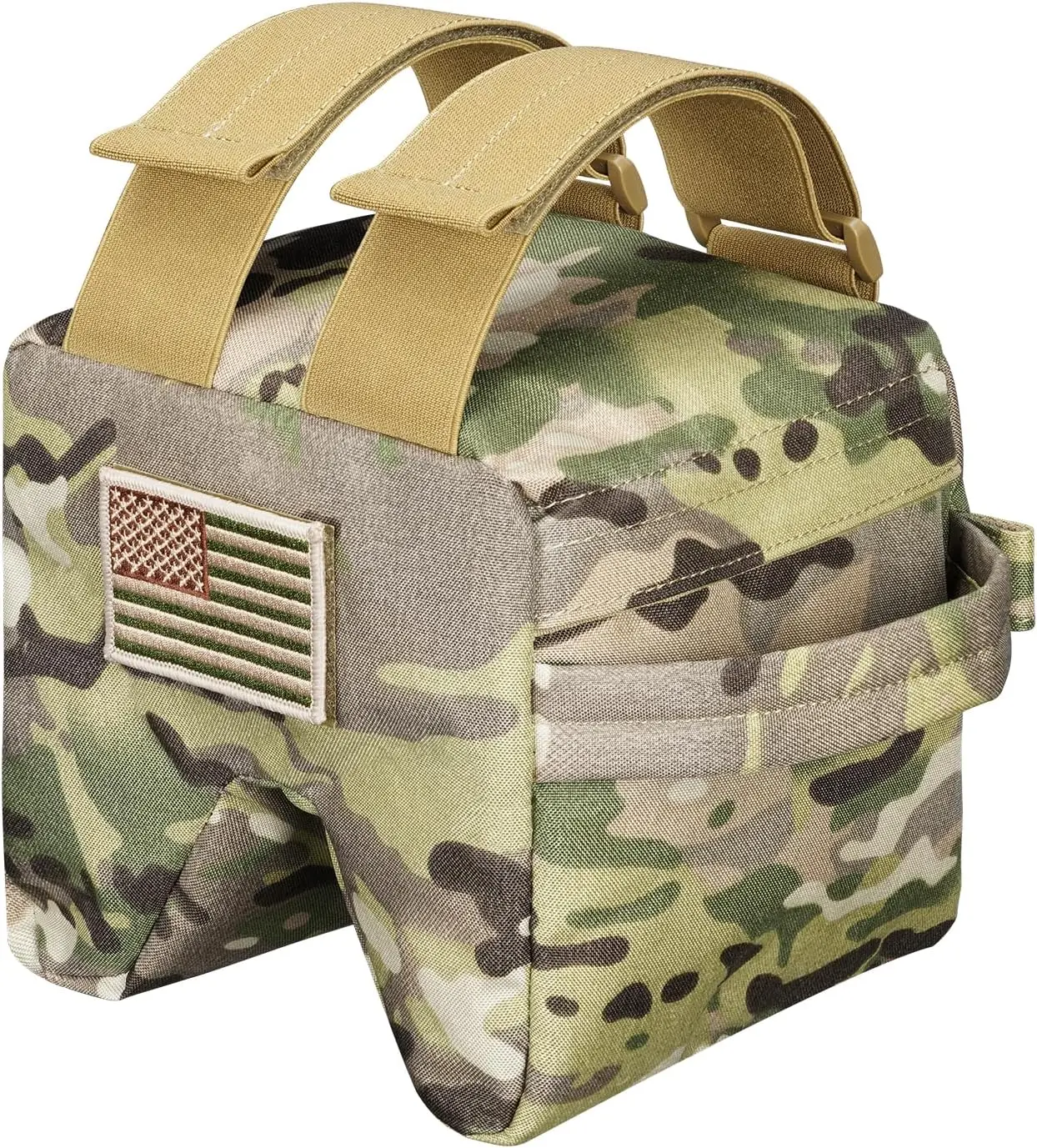 Shooting Bag, Prone Shooting Rest Bag, Pre-filled Front or Rear Squeeze Bag, Hunting Gun Holders for Shooting, Range, Outdoor Sports
