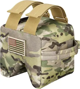 Shooting Bag, Prone Shooting Rest Bag, Pre-filled Front or Rear Squeeze Bag, Hunting Gun Holders for Shooting, Range, Outdoor Sports