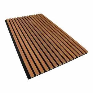 Warm Light Maple Acoustic Wall Panels for Soundproofing Rooms 94 x 24