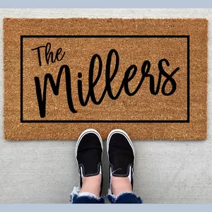 (Doormat) Personalized Doormat  Doormat  Housewarming Gift  Family Name Doormat  Wedding Gift