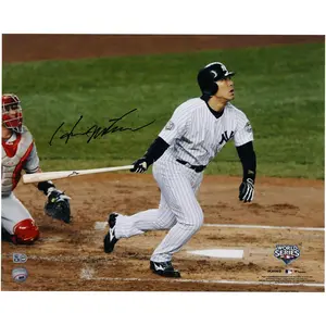 Hideki Matsui New York Yankees Autographed 16" x 20" 2009 World Series Hitting Photograph - Fanatics Authentic Certified - MLB Memorabilia