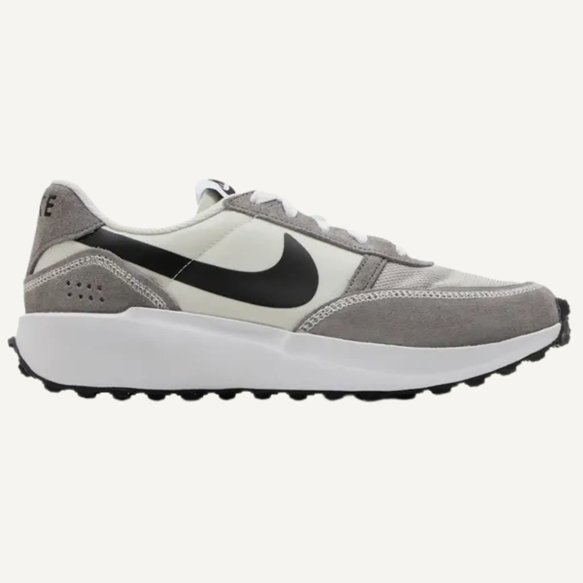 Nike Men's Grey Waffle Debut 'Flat Pewter' Sneakers, FJ4195-003