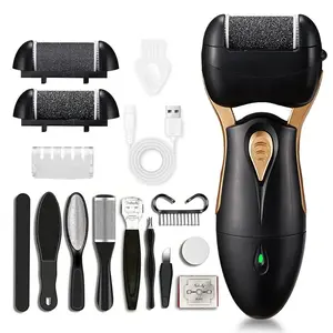 Electric Callus Remover with Accessories, 1 Box Rechargeable Foot File with Replacement Head, Pedicure Tool for Home Salon Use, Foot Care Product