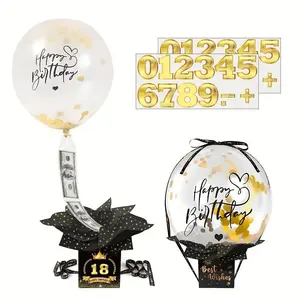 Birthday Money Box, Birthday Gift Box with Tassel & Ribbon, Themed Gift Box, Party Gift for Birthday Anniversary, Party Favor, Party Supplies, Gift Package