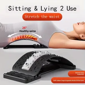Upper and lower back stretcher and posture corrector - ergonomic lumbar support, suitable for back posture correction, office, car, home use, Body Care