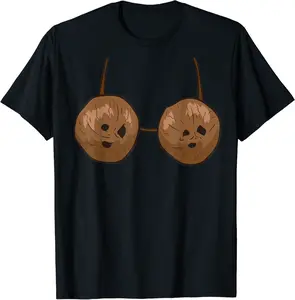 Coconut Summer Coconuts Bra Funny Halloween Costume T-Shirt - Judefernan Shop 73B08F3BMSWZ