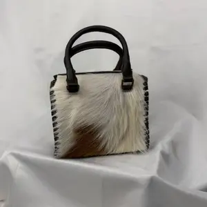 Mini Cowhide Top Handle Handbag