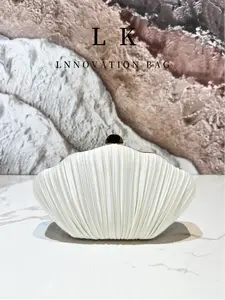 Elegant Shell-Shaped Handbag for Women, Party Prom Wedding, Romantic Bridal Bridesmaid Bag, Evening Crossbody Shoulder Bag