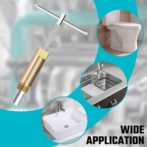 Compression Sleeve Puller Tool, Remove Nut & Ferrule Of Pipe, Sleeve Remover For 1/2” Compression Fittings Only, Corroded & Frozen Supply Stops, Plumbing Tools Compression Ring Removal Tool