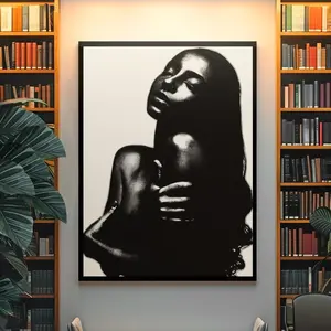 Timeless Sade Portrait Poster, Iconic 90s Love Deluxe Album Wall Art