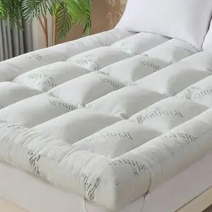 5 Inch Memory Foam Mattress Topper Queen Size for Back Pain Relief, with Cooling Breathable Bamboo Viscose Air Layer, Soft Pillow Top Mattress Topper, 80x60x5in