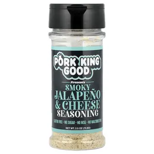 Pork King Good Smoky Jalapeno & Cheese Seasoning, 2.5 oz (70.8 g)