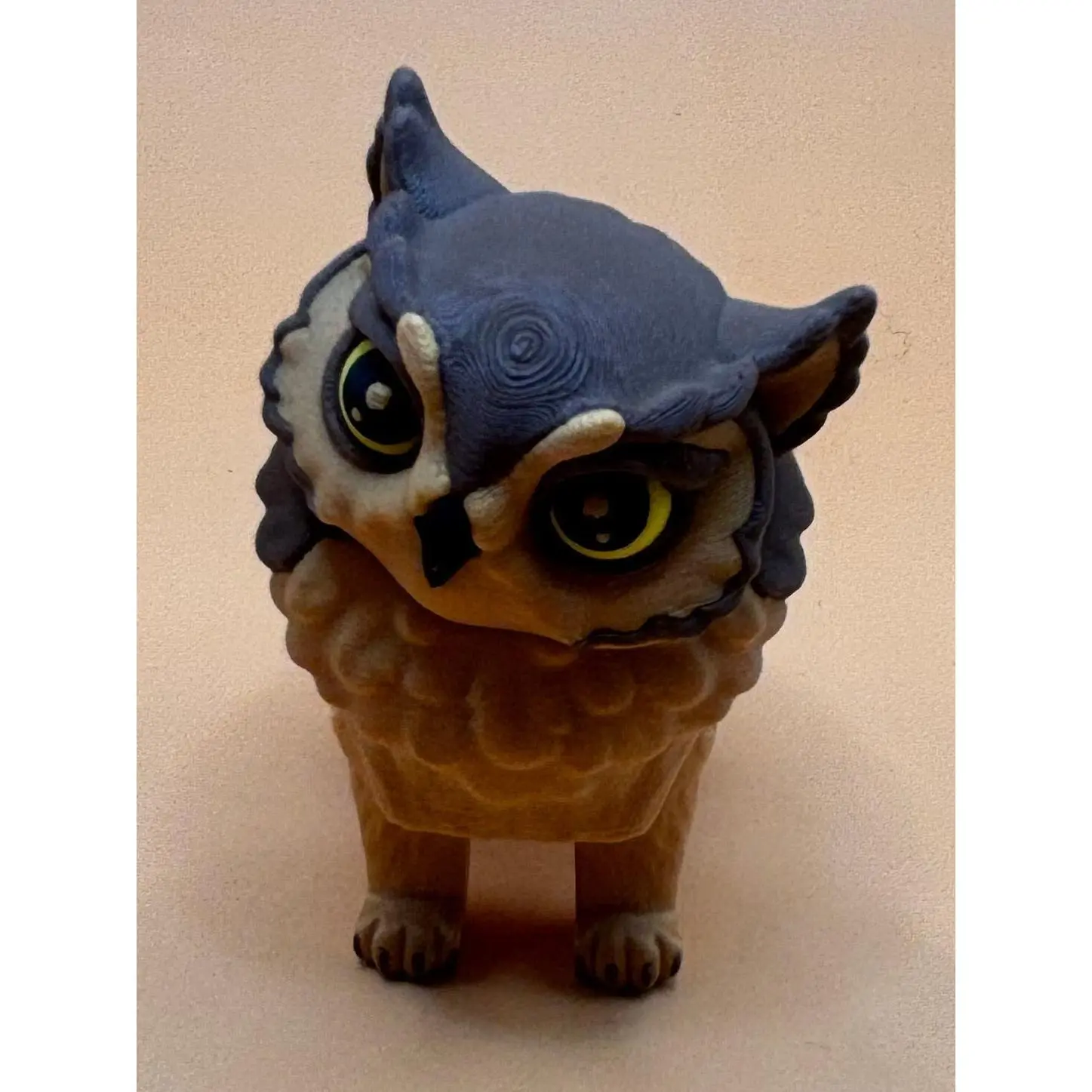 Cedar the Cat Owl Hybrid figurine