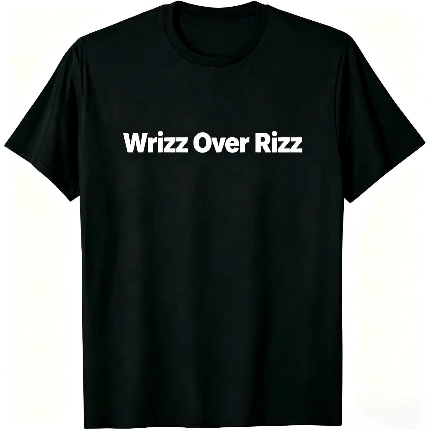 Wrizz Over Rizz Mens Short Sleeve T Shirts Viral Gen Z Slang Tee Funny Internet Meme Shirt Trending Flirting Slogan Gift for Teens Adults Casual Fashion Tops