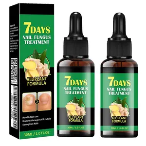 7 Days Nail Fungus Treatment, Ginger Nail Treatment Nail Serum 7 Days Nail Treatment for Nail Care 2PACK