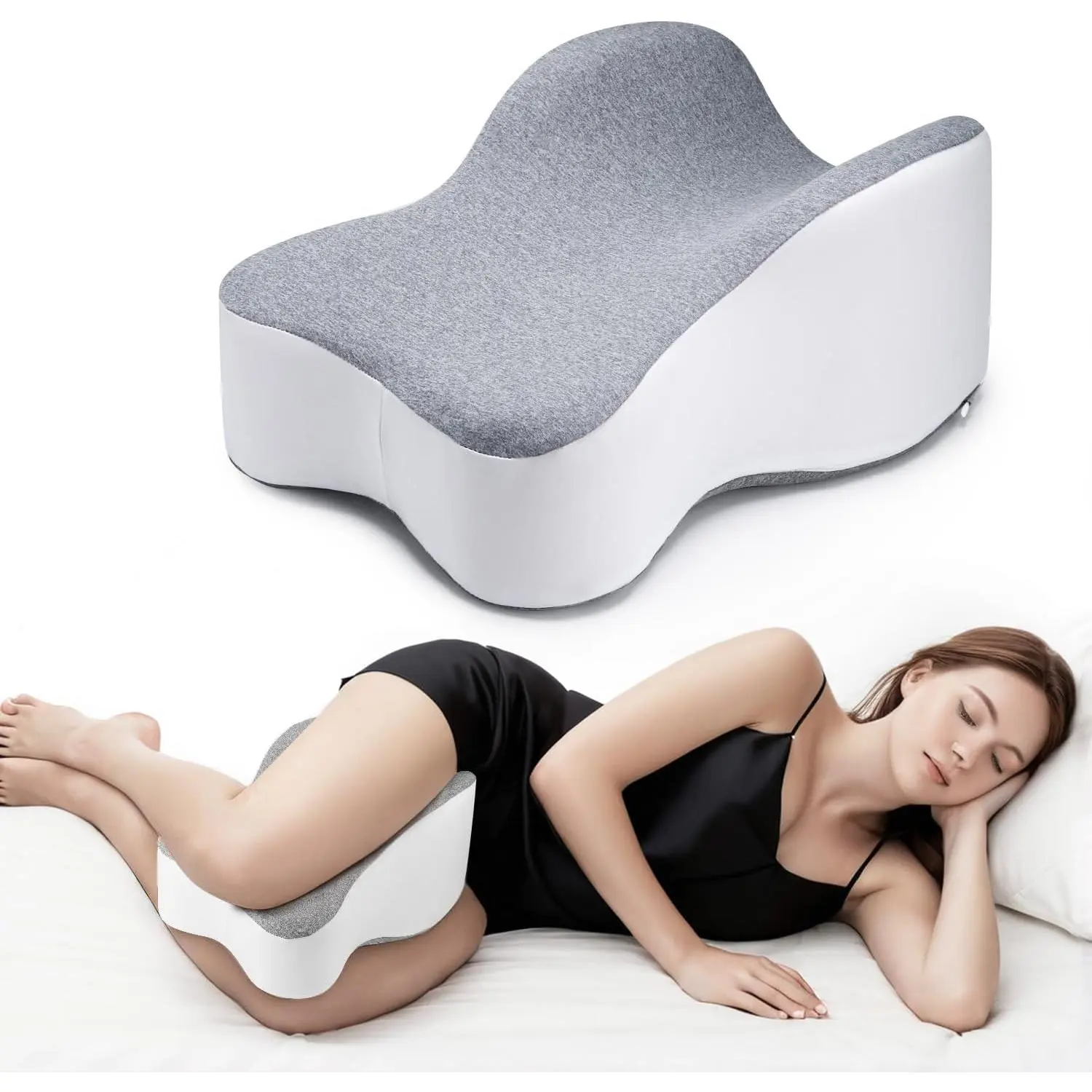 Long  Pillow for Side Sleepers, Memory   Pillow for ,,,Joint and   When Side Sleeping  Alignment Support for
