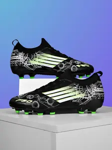 Adult Anti-Slip Fg/ag Long Nails Competition Training Shoes, Men's Breathable Football Shoes, Professional College Students New Outdoor Lawn Lightweight