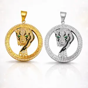 Maite Jewelry.                                                REINA PANTERA pendant