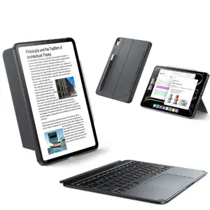 ESR Detachable Keyboard Case for iPad A16/10th Gen&Air 11/13 inch&Pro 11/13 inch, Magnetic Detachable Keyboard, Portrait/Landscape Modes, Large Click-Anywhere Trackpad, Backlit Keys, Shift Series