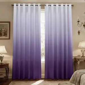 2 panels Bedroom Privacy Room Divider Blackout room , Gradient taro purple Blackout room partition curtains, Privacy Grommet Curtains, Contemporary Style, Indoor Use, Suitable for Bedroom Bathroom Kitchen, Home Decoration Curtain