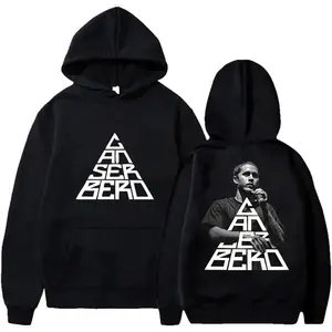Canserbero Can Vive Album 2 Sided Graphic Hoodie Casual Street Style Fleece Fabric Pullover Hooded Sweatshirt Tops Trendy for Women for Men