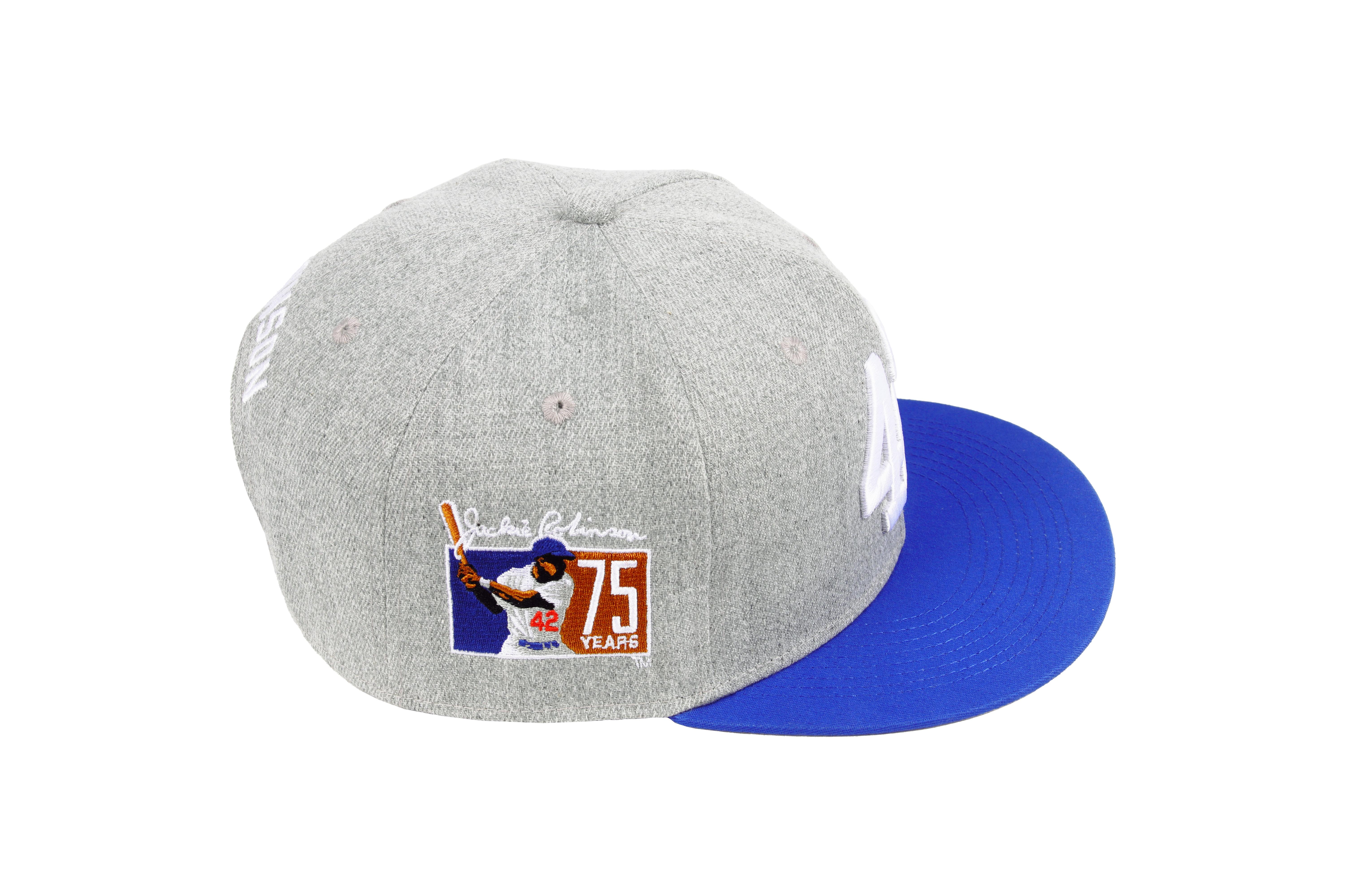 50th Patch #42 Robinson Baseball Day Men's Baseball Cap Blue Black Adjustable Curved Brim Outdoor Sport Hat Dad Cap Snapback Fitted 100% Polyester 3D Embroidery