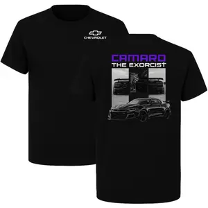 Camaro The Exorcist Shirt, High Performance Muscle Car Graphic Tee, Gift for Car Lovers, Menswear, Casual Wear, Soft Cotton, Full Size