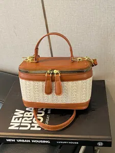 Women's Vintage Small Bag New Fashion Braided Texture Handbag High-Quality Crossbody Shoulder Bag, Stylish & Durable Design