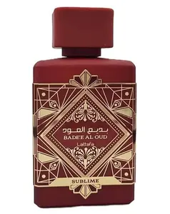 Lattafa Badee Al Oud Sublime Eau de Parfum Spray for Unisex 100ml(3.4oz) Modern Versatile Fragrance Floral Fragrance Blend