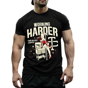 Working Harder Than A Double Shift T-Shirt, Mechanic Ready Construction Fit for Men, Heavy Duty Streetwear Style That Lasts All Day